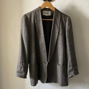 Vintage patterned blazer